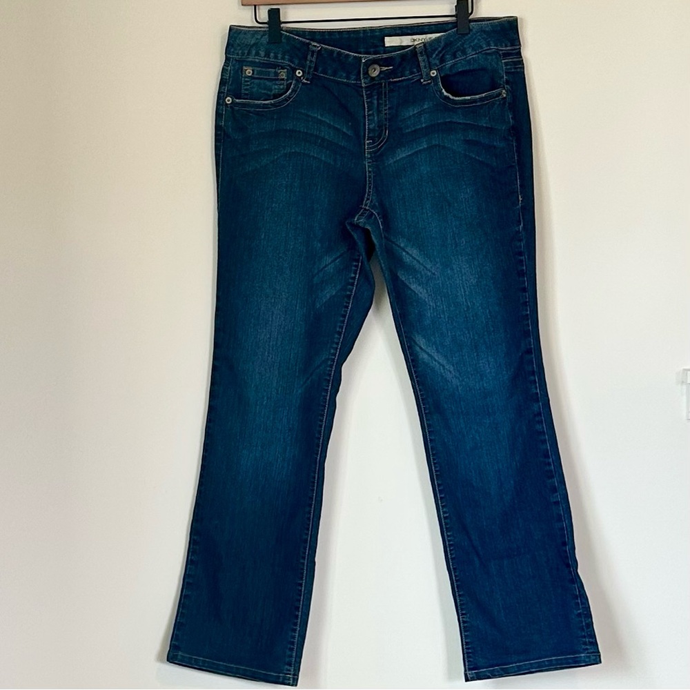 DKNY Blue Women's Boot Cut Jeans - Size: 10